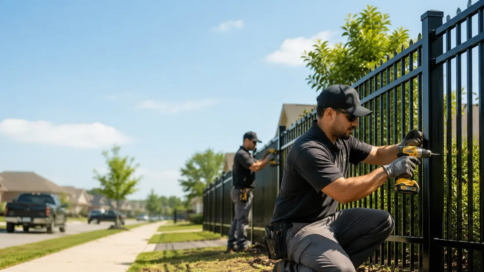 Metal Fence Installation in Yukon, OK